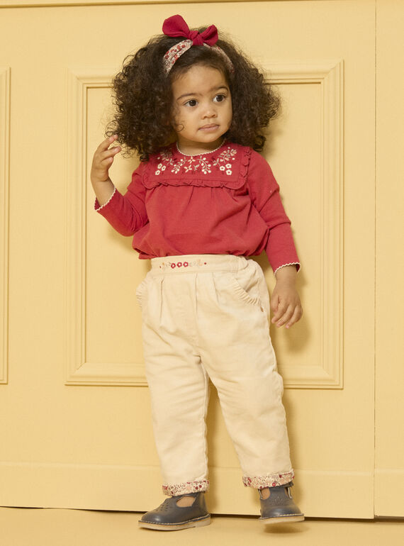 Red BODYSUIT LAPIPA / 24H1BFR1BODF505