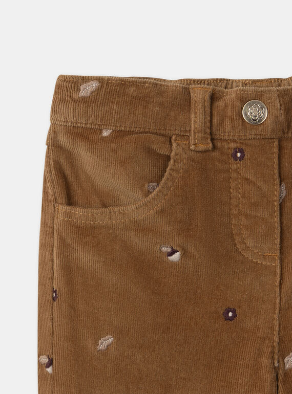 Brown PANTS NLEPANETTE / 25H2PFT1PANI821