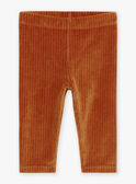 Brown corduroy dress and leggings GAMELODIE / 23H1BFI1ENSD309