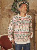 Ecru Christmas sweater GOPULAGEM / 23H3GHS1PULA001