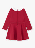Girl's burgundy dress BROCOLETTE2 / 21H2PFB5ROB719