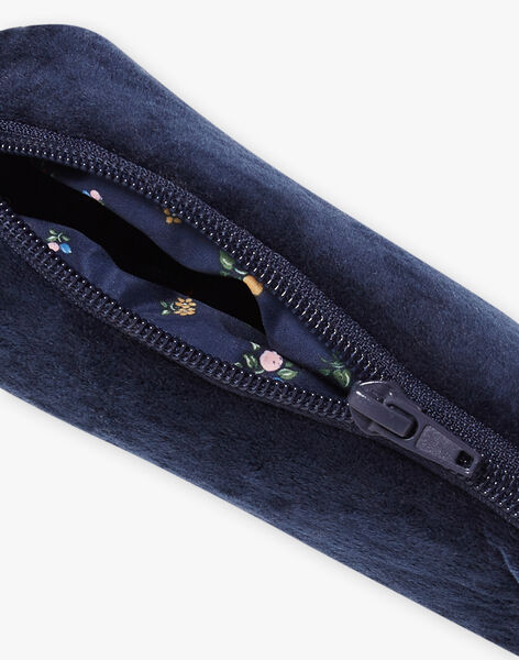 Navy blue velvet dog case 22H4PFE1TRO070
