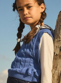 Blue CARDIGAN WHITHOUT SLEEVES MERSADETTE / 25E2PF81CSMC238