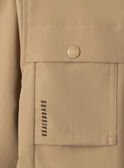 Beige PARKA MROULAGE / 25E3PG31PAR080