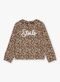 Black floral print sweater GLISWETTE / 23H2PFR1SWE090
