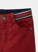 Spice red PANTS LOLIAGE / 24H3PGL2PANF509