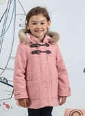 Child girl pink duffle coat BLODUFETTE / 21H2PFD1MAND314