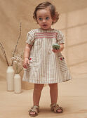 Smocked striped dress KAIVONNE / 24E1BFC2ROB114