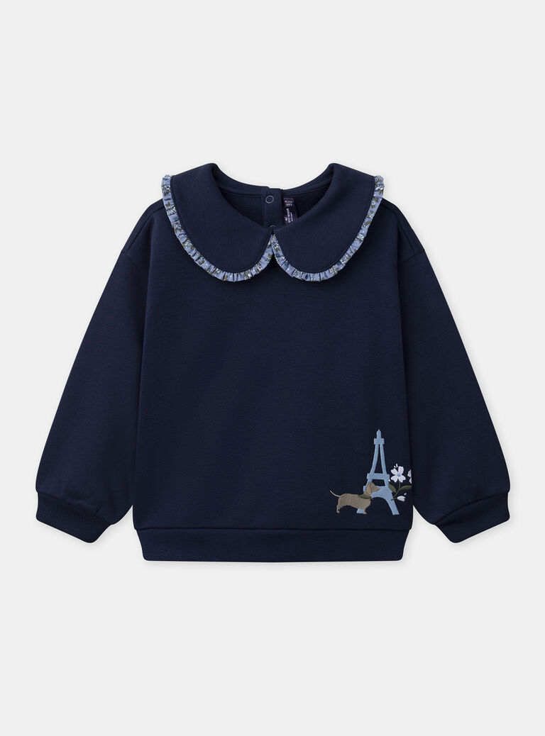 Navy SWEAT SHIRT NUNULETTE / 25H2PFQ1SWE070