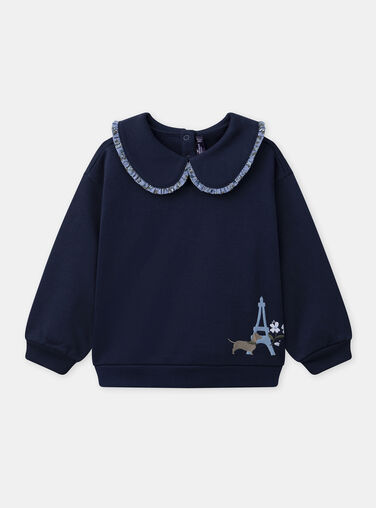 Navy SWEAT SHIRT NUNULETTE / 25H2PFQ1SWE070