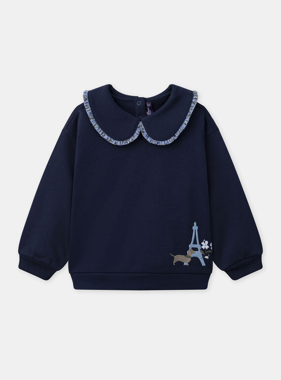 Navy SWEAT SHIRT NUNULETTE / 25H2PFQ1SWE070