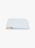 Blue faux fur blanket printed birth boy COSMIN / 22E0AGC1D4PC227