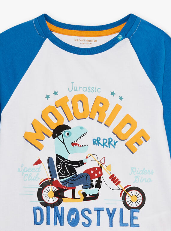 Child boy motorcycle dinosaur pajama set CAMOTAGE / 22E5PG41PYJ001