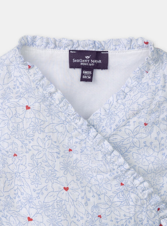 Printed wraparound dress KAPIA / 24E1BFN1ROB001