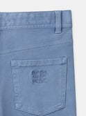 Frosted blue slim-fit cargo pants LESLIMAGE / 24H3PGJ1PANC206