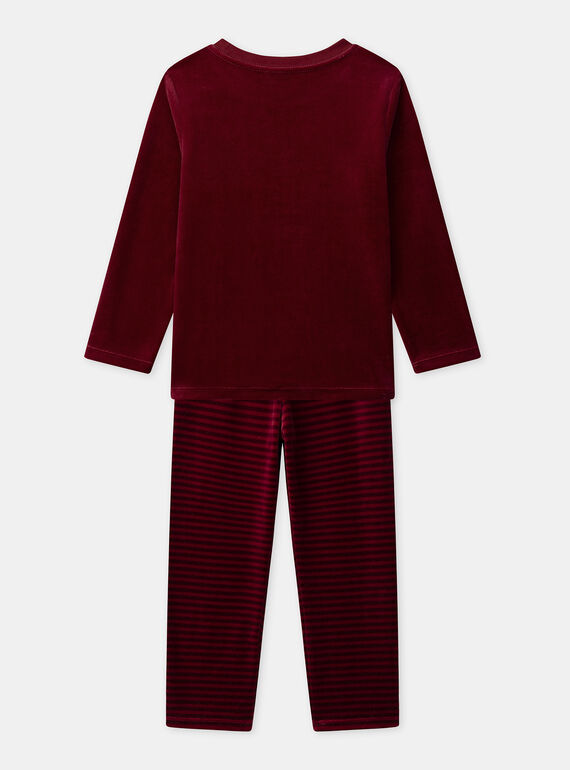 Dark burgundy PYJAMA NECAMIAGE / 25H5PGD4PYJ503