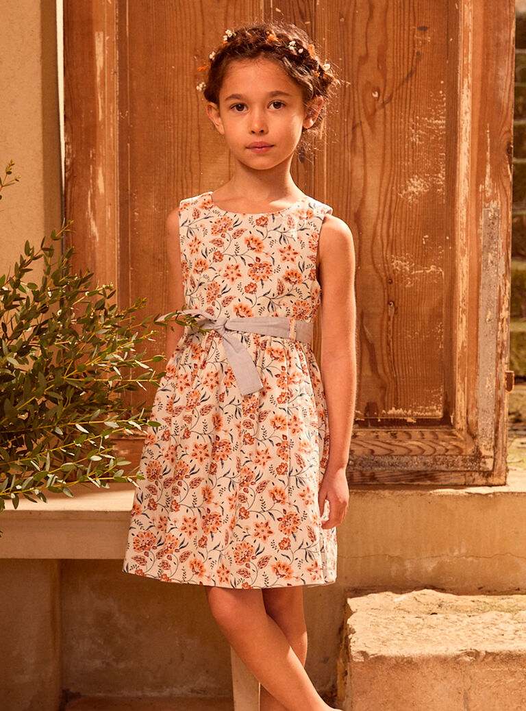 Dark green DRESS MLOROBETTE / 25E2PFP2ROB622