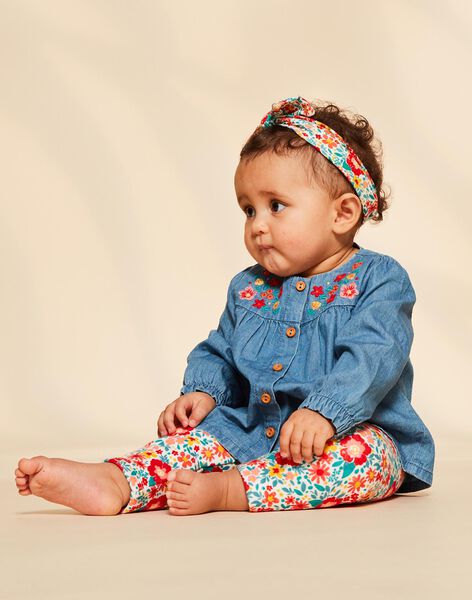 Light denim blouse FADIANE / 23E1BFB1CHEP274