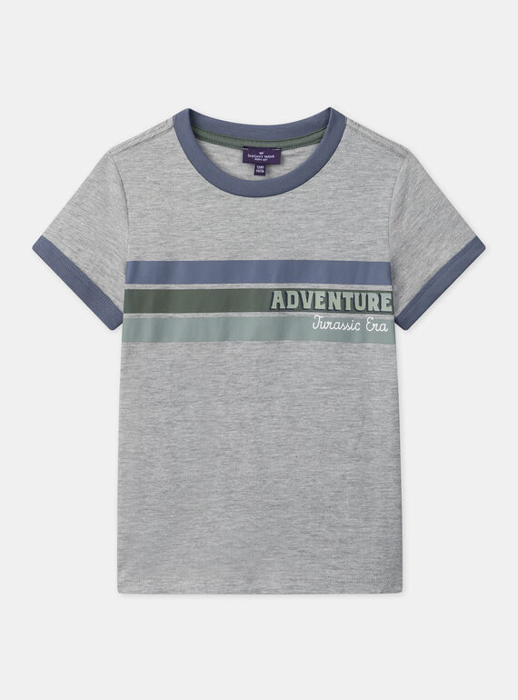 Heather grey TEE SHIRT SS MICHINAGE / 25E3PG91TMC943