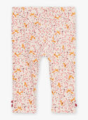 Ecru leggings with floral and fox prints GAGIGI / 23H1BFD1LG001