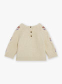 Beige cabled sweater GAKETTY / 23H1BFH1PUL080