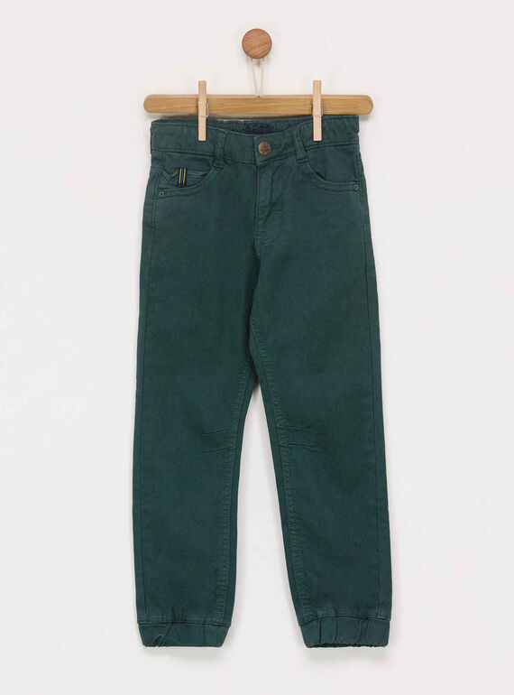 Dark green pants PIJELAGE / 18H3PGH2PAN060