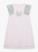 Pink nightdress with butterfly print FLODETTE / 23E5PF32CHN328