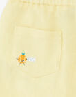 Lemon yellow pants baby boy ZAMELVIN / 21E1BGO1PANB104
