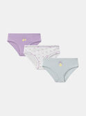 Turquoise BRIEFS / PANTY RIB MLITRETTE / 25E5PF42SLR202