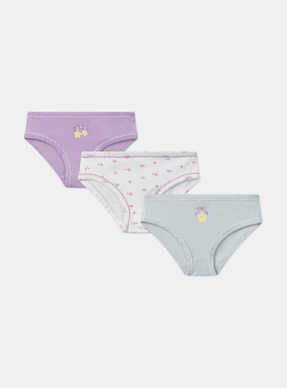 Turquoise BRIEFS / PANTY RIB MLITRETTE / 25E5PF42SLR202