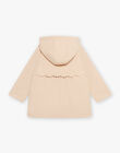 Café au lait hooded coat DRAPETTE / 22H2PFG1IMPI820