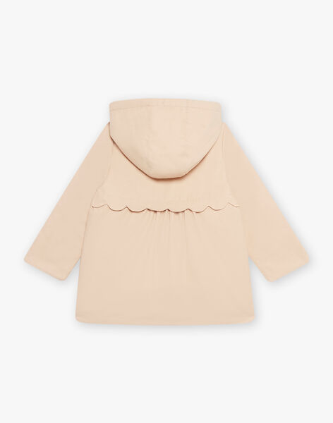 Café au lait hooded coat DRAPETTE / 22H2PFG1IMPI820