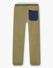 Khaki jogging suit with contrasting pockets DIDIAGE1 / 22H3PGL3JGB604