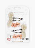 4 assorted barrettes FAOETTE / 23E4PFW3BRT954