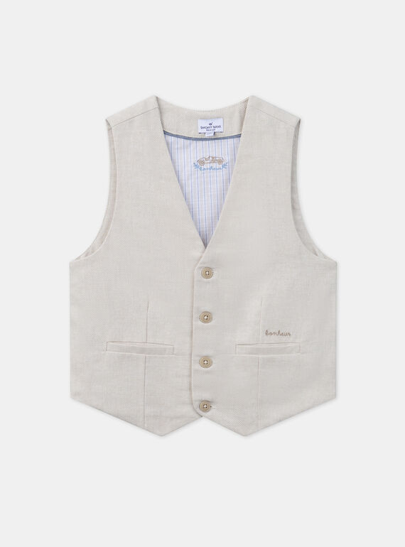 White WAISTCOAT KREGILAGE / 24E3PGL1GSM000