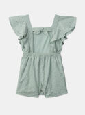 Light green SHORT JUMP SUIT MRECOMETTE / 25E2PFL1CBC602