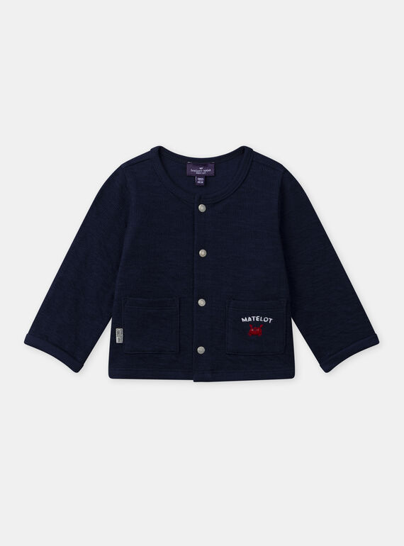 Navy KIDS CARDIGAN MAVIVIEN / 25E1BGQ1GIL070