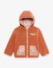 Brown reversible hooded jacket DRIPOETTE 2 / 22H2PFV1CAP821