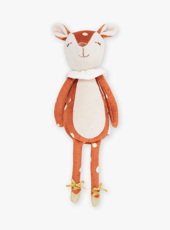 Red and grey doe birth cuddly toy GORDANA / 23H0AFB1JOU007