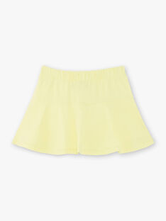 Yellow skirt child girl ZLUCETTE3 / 21E2PFL3JUPB104