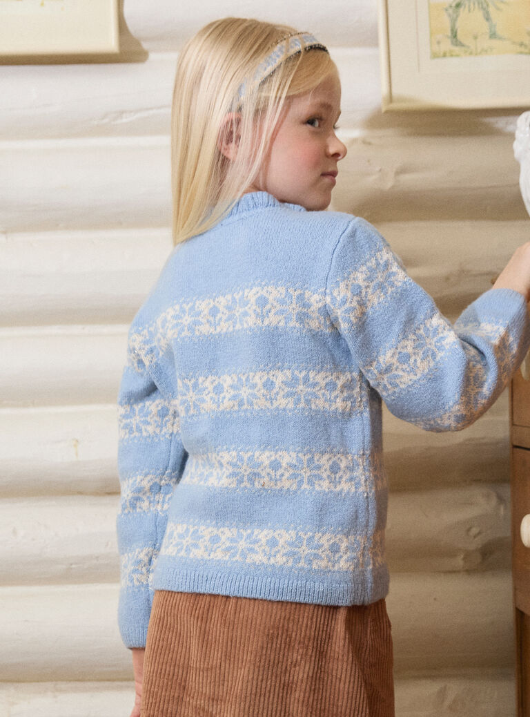 Greyish blue PULLOVER LARACLETTE / 24H2PFS1PUL205