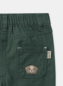 Green PANTS NAFLO / 25H1BGS2PAN608