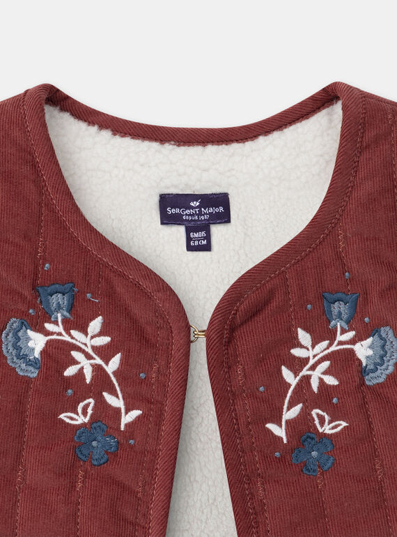 Red CARDIGAN WHITHOUT SLEEVES NAPATRICIA / 25H1BFX1CSM506