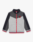 Grey and red basketball jogging top DIBOAGE A SUPP / 22H3PGL1JGHJ921