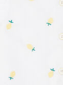 White ROMPER ZANELLY / 21E1BFO1BAR000
