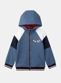 Sky blue KIDS CARDIGAN LOSAGE / 24H3PGL2GILC201