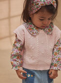 Multicolored blouse with floral print KABONNIE / 24E1BF31TEE001