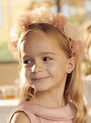 Pink flower crown Pink flower crown FYRONETTE / 23E4PFE1ACDD333