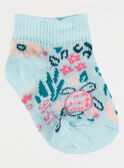 Turquoise Low socks NACELINE / 18E4BFS1SOBC216