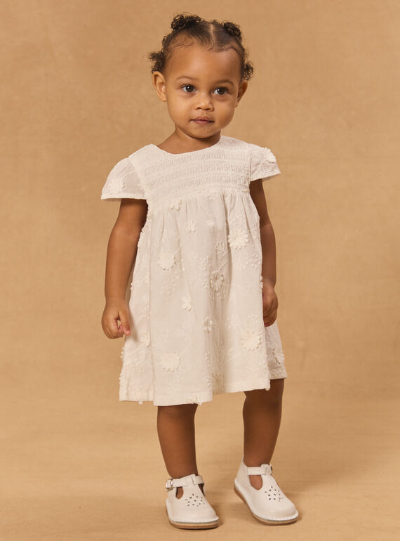 Off white DRESS MAFLORA / 25E1BFL3ROB001